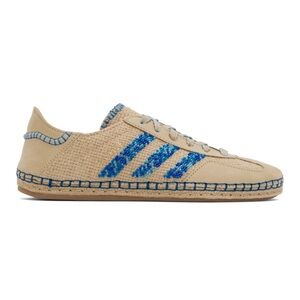 ADIDAS ORIGINALS
Blue & Khaki CLOT Edition Gazelle Sneakers6,5M 9-9,5W